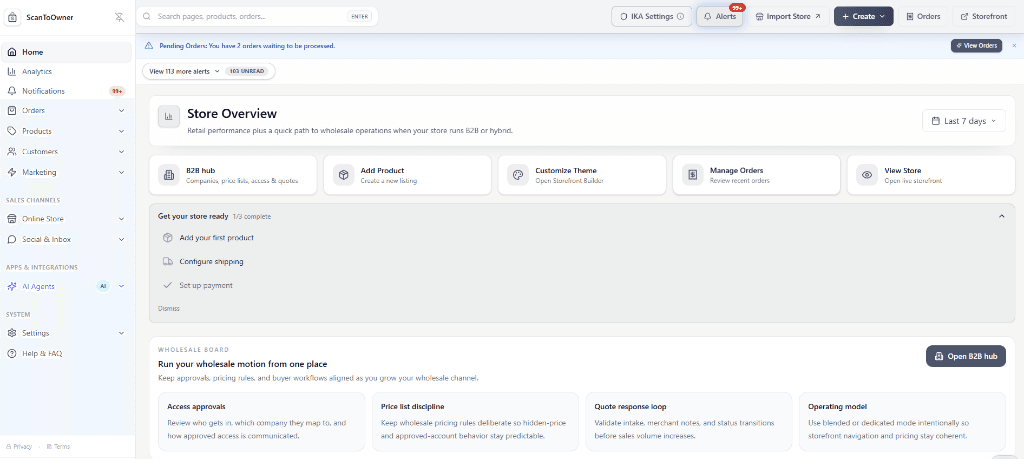Sellonika product screenshot